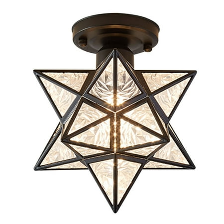 

VALINK Ceiling Lamp Five-pointed Star Ceiling Light Hallway Aisle Balcony Small Lamps Iron Art Lamp