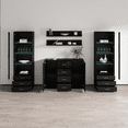 thumbnail image 4 of Soho 3 Modern Wall Unit Entertainment Center with 16 Color LED Lights, 4 of 5