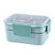 thumbnail image 2 of Caja Bento Macarena Fiambrera de Acero inoxidable 2 capas apilable Azul, 2 of 8