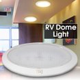 thumbnail image 2 of 12V LED RV Ceiling Dome Light - 48 LEDs, 10W, Aluminum - Interior Lighting For Camper, Trailer, Boat 2 of 5