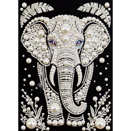 Adult Diamond Painting Kit Elephant 5D DIY Artistic Diamond Painting, Perfect for Home Wall Decor, 12x16 in