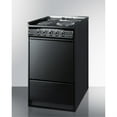 thumbnail image 2 of 20" wide slide-in style electric coil range in black, 2 of 4
