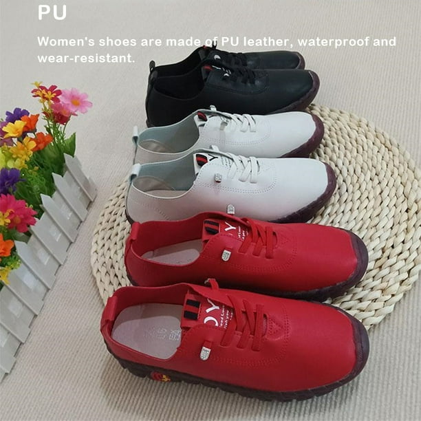 Sonducket Zapatillas de deporte Zapatos de mujer Mocasines de plataforma  Zapato plano Zapato amigable con la piel Type4 NO4