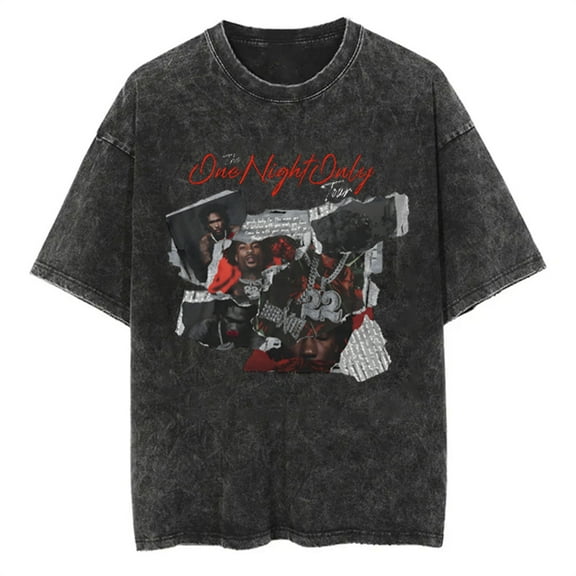 Hunxho Tshirt Cotton Short Sleeve Tour T-shirts Men Women Streetwear Casual Fashion Harajuku