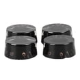 thumbnail image 1 of 4Pcs Guitar Top Hat Knobs Electric Guitar Volume Tone Control Knobs Plastic Adjustment AMP Effect Pedal Control Knobs, 1 of 8