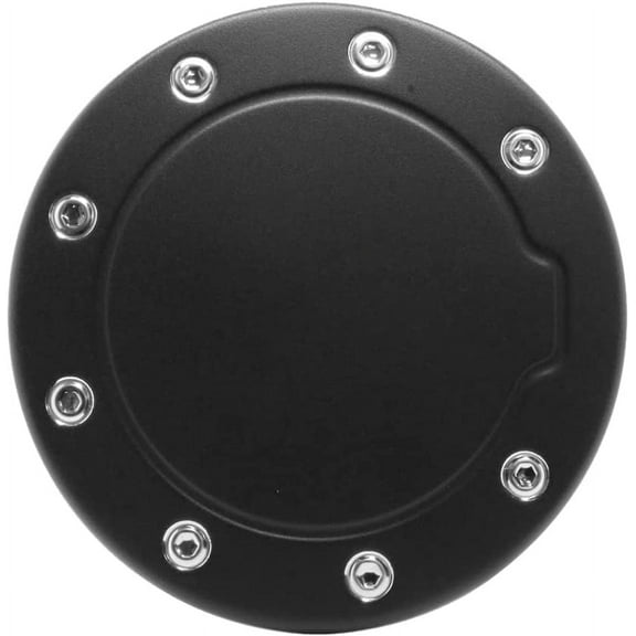 Cobra-Tek Fuel Tank Gas Door Cover Self-Adhesive | Fits 2007-2013 Tundra | Black Color