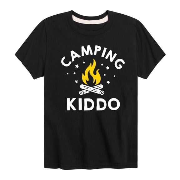 Instant Message - Camping Kiddo - Toddler And Youth Short Sleeve Graphic T-Shirt