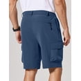 thumbnail image 2 of COOFANDY Mens Shorts Casual Hiking Cargo Shorts Lightweight Quick Dry Fishing Golf Shorts Men 9 Inch Inseam, 2 of 6