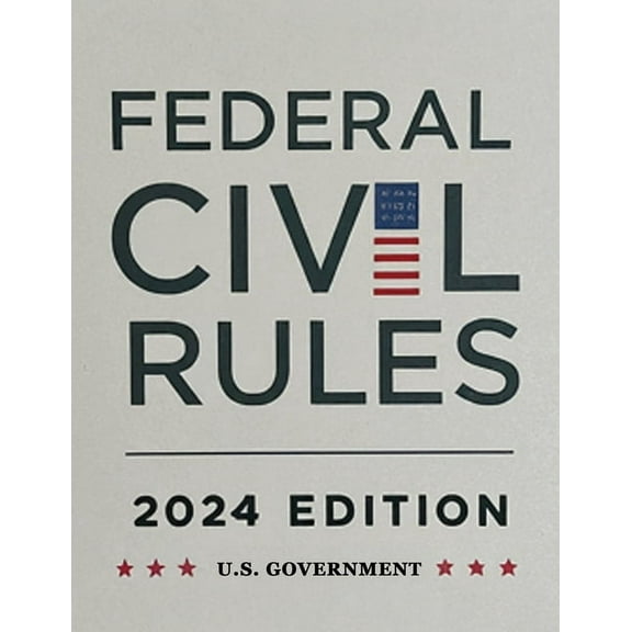 Federal Civil Rules Booklet, 2024 Edition, (Paperback)
