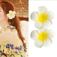 thumbnail image 2 of Tnobhg 2Pcs Women Hair Pins Flower Decor Anti-slip Design Hair Clip Bang Side Hairpins Headwear Hair Decoration, 2 of 7