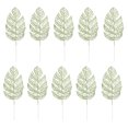 thumbnail image 1 of 10 unids de hojas de Navidad Decoración de árbol de Navidad Decoración de la flor de bricolaje Materiales, 1 of 5