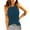 Navy, variant on Womens Sleeveless High Neck Halter Sweater Tank Tops Basic Rib Knit Summer Vest Beach Camis Tee Shirts(Black,M)