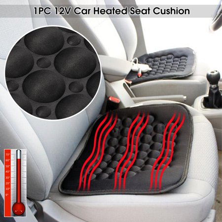 12V 30W Car Front Seat Heated Cushion Hot Cover Warmer Pad for Auto SUV Truck Cold Weather and Winter Driving,