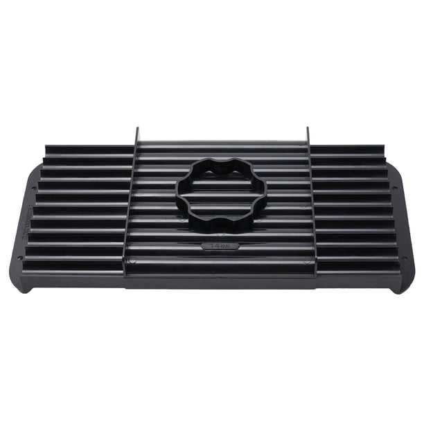 Baitmaker Table à Rouler Bouillettes – ABS, 30x15cm, Diamètres 8/12/14/16/20mm, Noir, Pour Appâts Lisses Et Ronde