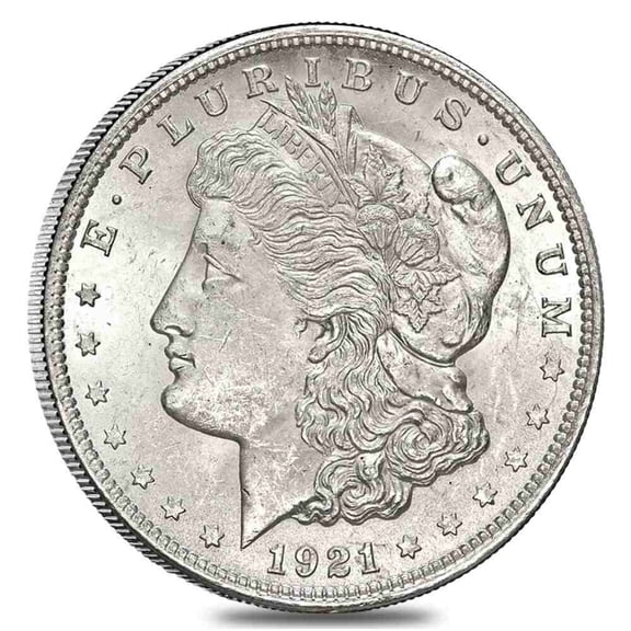 1921 Morgan Silver Dollar BU