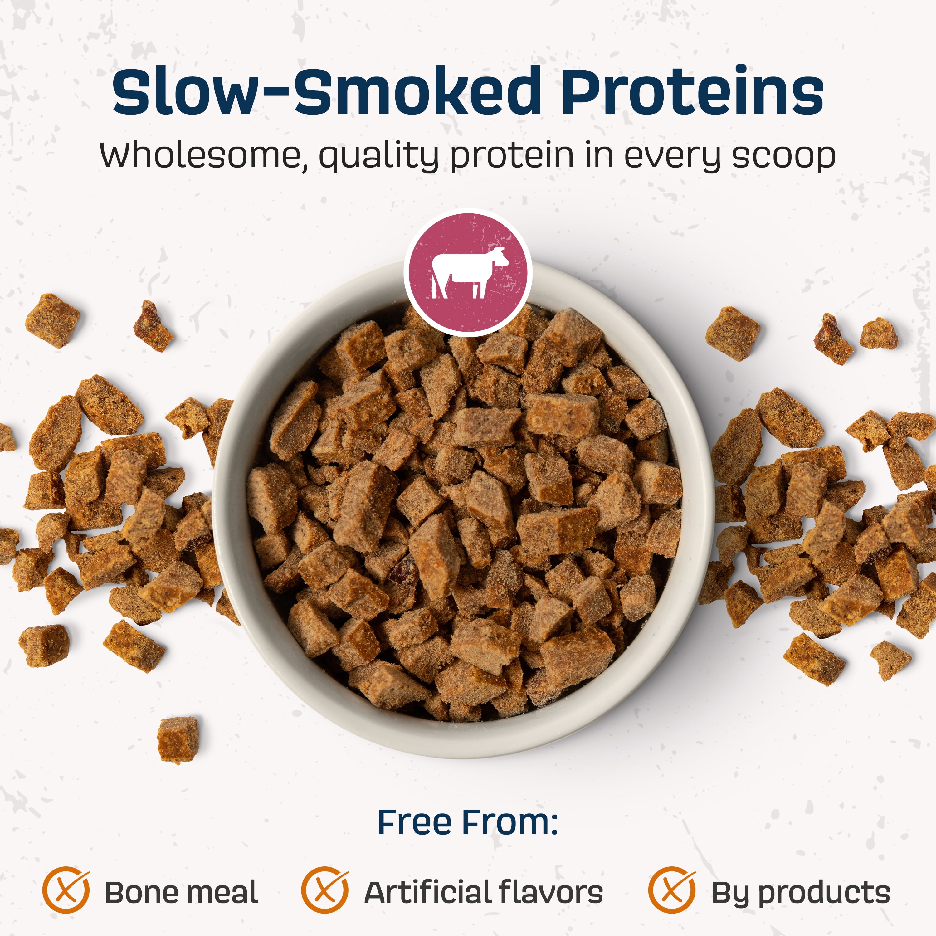 Naavi Slow-Roasted Beef Bowl Dry Dog Food, 2 lb Bag