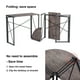 thumbnail image 2 of Escritorio de Oficina Plegable FurnitureR Conner en Forma de L Marron, 2 of 6