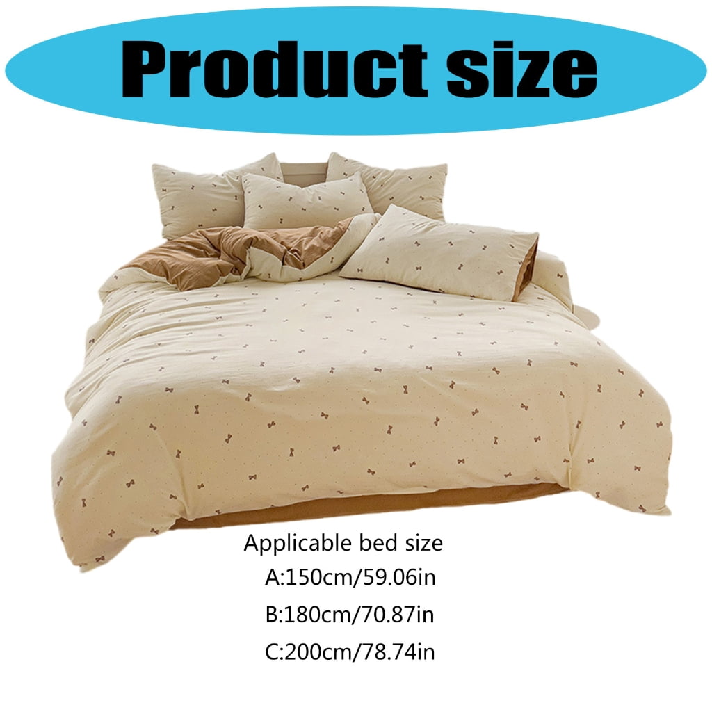 Cotton 4 Pieces Bed Set Temperature Regulating Nursery Bedding for Toddlers and Kids