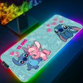 thumbnail image 1 of Alfombrilla de ratón LED para juegos, alfombrilla antideslizante para ordenador y oficina, accesorios de oficina, teclado RGB LIUWENJING unisex, 1 of 2