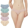 thumbnail image 3 of INNERSY Women's Maternity Panties Under the Bump Cotton Postpartum Underwear 5-Pack (XL, Brights), 3 of 6