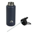 thumbnail image 3 of Ozark Trail 32 fl oz Blue Insulated Stainless Steel Wide Mouth Water Bottle, Loop Handle, Flip Lid, 3 of 8