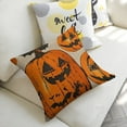 thumbnail image 5 of Halloween items Linen toss pillowcase decoration pillowcase gifting preferred 18x18 inch cushion cover sofa pillowcase sofa bedroom living room car, 5 of 8