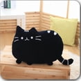 thumbnail image 4 of Bonita almohada de gato con forma de galleta, suave y de peluche, para la siesta en la oficina, cojín de juguete relleno, para dormir en la cama, decoración del hogar, regalo para niños, 4 of 4