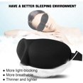 thumbnail image 3 of baomifa-Sleep Mask Pack of 3, 100% Block Out Light, 3D Eye Masks for Sleeping, Night Blindfold for Men Women, Back and Side Sleeper, Ultralight Travel Eye Cover Multi-Colored, 3 of 4