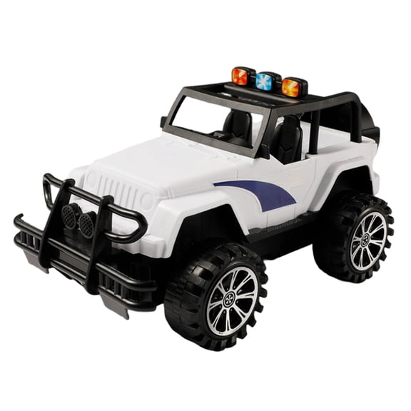 Large Children's Off-Road Toy Car, Off-Road Simulated Model For Boys As A Gift, Inertia Powered Off-Road Vehicle With Realistic Design And Light Decoration
