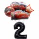 thumbnail image 1 of Conjunto temático de Disney Cars McQueen, suministros de decoración para fiestas, vasos, platos, pajitas para decoraciones para fiesta de cumpleaños, regalo para Baby Shower para niños, 1 of 4