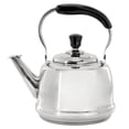 thumbnail image 2 of Martha Stewart Everyday Kingstree 1.9 Quart Stainless Steel Whistling Tea Kettle in Silver, 2 of 7