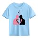 thumbnail image 1 of TaTaai School Season Cute Print Short Sleeve T-Shirt, Valentine's Day Casual Top, Unisex All Season Graphic Tee Gift, 1 of 8
