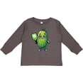 thumbnail image 3 of Inktastic Pickleball Funny Pickle Boys or Girls Long Sleeve Toddler T-Shirt, 3 of 5