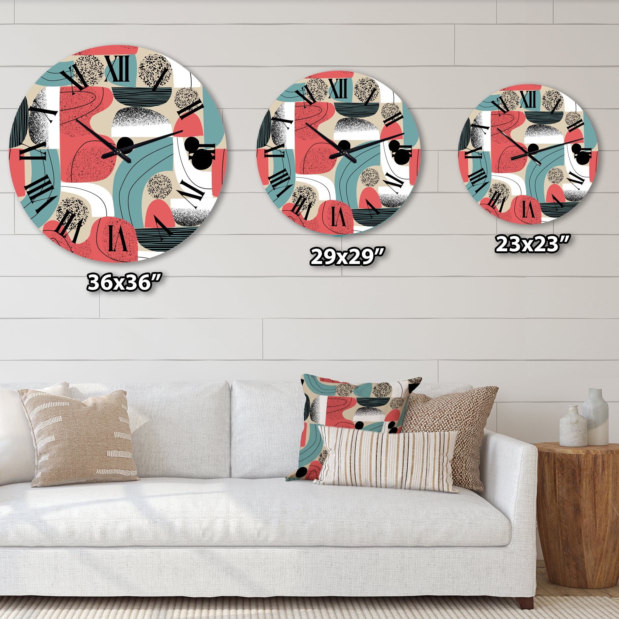 Designart 1 in Quartz Modern/Contemporary Wall Clock