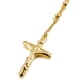 thumbnail image 3 of 2X Acero Inoxidable Colgante Collar Oro Jesus Cristo Crucifijo Cruzar Rosario Retro 23 Pulgada Cadena Hombre,Mujer, 3 of 5