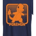 thumbnail image 3 of Pokémon - Retro Synthwave Charmander -  Women's Short Sleeve Graphic T-Shirt, 3 of 5