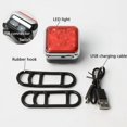 thumbnail image 1 of Bike Tail Light Rechargeable Waterproof Bicycles Rear Lamp Outdoor Biking Reflector Night Riding Biking Cycling Taillight Rain-proof Warning Reflector Red, 1 of 1