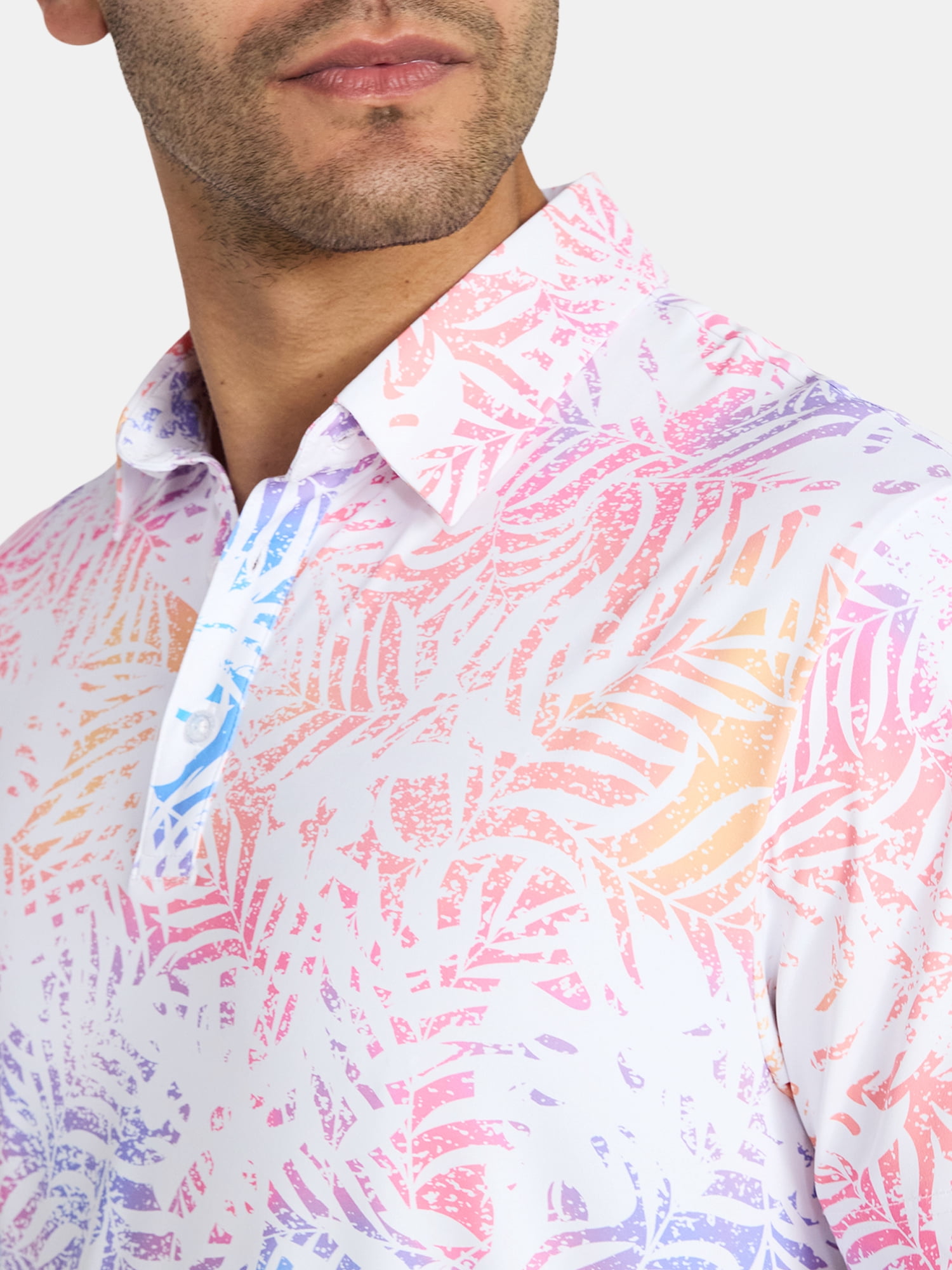 Birdie Bound Men's & Big Men's Novelty Print Golf Polo, Sizes S-5XL