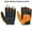 Orange, black, variant on Kids Children Boys Girls Wheelchair Gloves Mobility Disability Fingerless Long Thumb Leather Palm Cycling Gloves Camel 11-12 (Age)