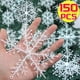 thumbnail image 2 of Adornos navideños de copos de nieve blancos artificiales, colgantes para árbol de Navidad, bricolaje, copos de nieve falsos, decoración para el hogar, regalos para fiestas de Año Nuevo, 2 of 4