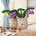 thumbnail image 3 of Juguete de peluche con forma de campanilla realista, en maceta, 25 cm, 3 of 4