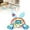 B, variant on Elegant Carpet for Entrance Featuring Easter Bunny Design with Velvet Finish Absorbent Durable Welcome Mat for Front Porch 90cm Size Decorative Non- Floor Rug
