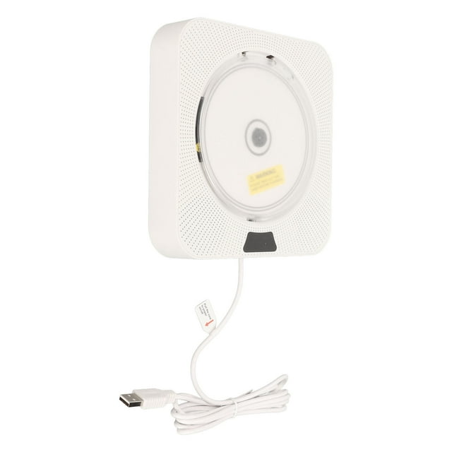 Reproductor De CD Montado En La Pared, Cubierta Protectora De Disco De Presión 5.0, Reproductores De CD Transparentes Con Conexión En Tiempo Real De 100-240 V Para