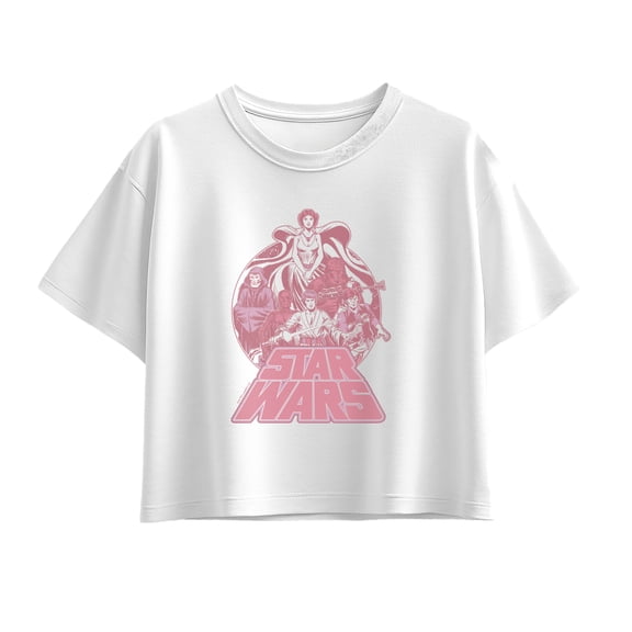 Star Wars - Comic Group Short Sleeve Boxy Graphic T-Shirt