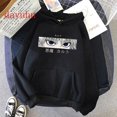 thumbnail image 3 of Hunter X Hunter Killua Zoldyck-Sudadera con capucha de los 90 para hombre, ropa de calle Unisex con estampado de ojo de Diablo, Anime, Hisoka Kawaii, Manga, 3 of 5