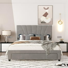 Walmart upholstered platform bed discount