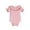 Red, variant on Krdevn Baby Girls' Short Sleeve Bodysuit, Ribbed Knit Ruffled Romper, Soft Stretchy Casual One-Piece Outfit for Infants,3-6 Months