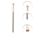 thumbnail image 3 of Unique Bargains 1 Pc Durable Straight-angle Line Makeup Brush Light Coffee Color Nylon Hair Aluminum Tube Plastic Handle, 3 of 5