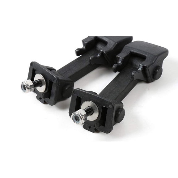 Black ABS-Car Lock Hood Engine Latch Cover, Exterior Latch Covers for Jeep Wrangler TJ 1997-2006, Accessories