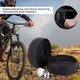 thumbnail image 4 of Adhesive PU Non-slip Bike Handlebar Tapes Bicycle Bar Grips Cover with Plug Black 31.5x3mm 2m/roll 2 rolls/set, 4 of 5